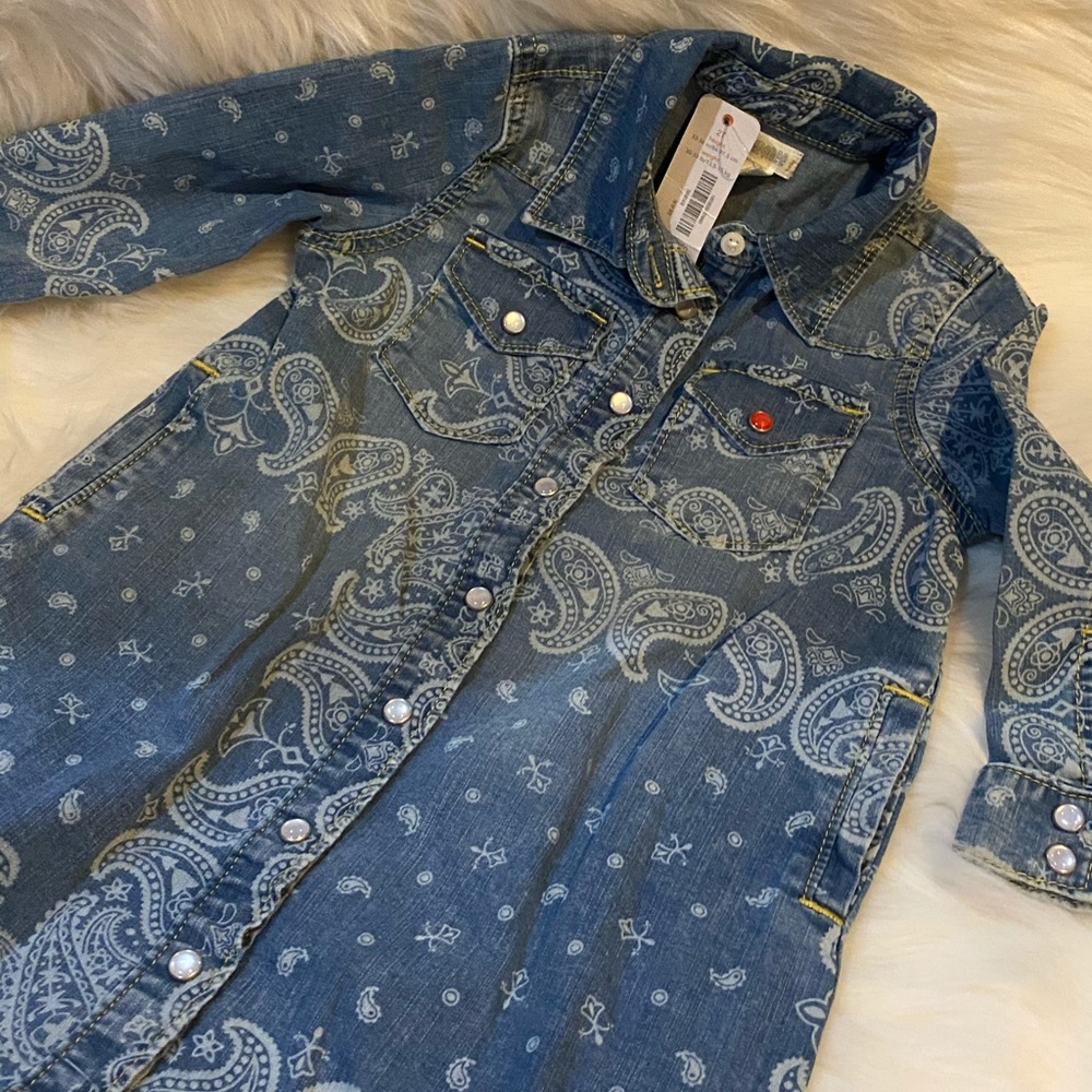 Cowgirl denim dress